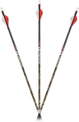 CARBON EXPRESS MAXIMA RED CNTR BULK .350 G 12PK WITH INSERTS RED/WHITE 51194