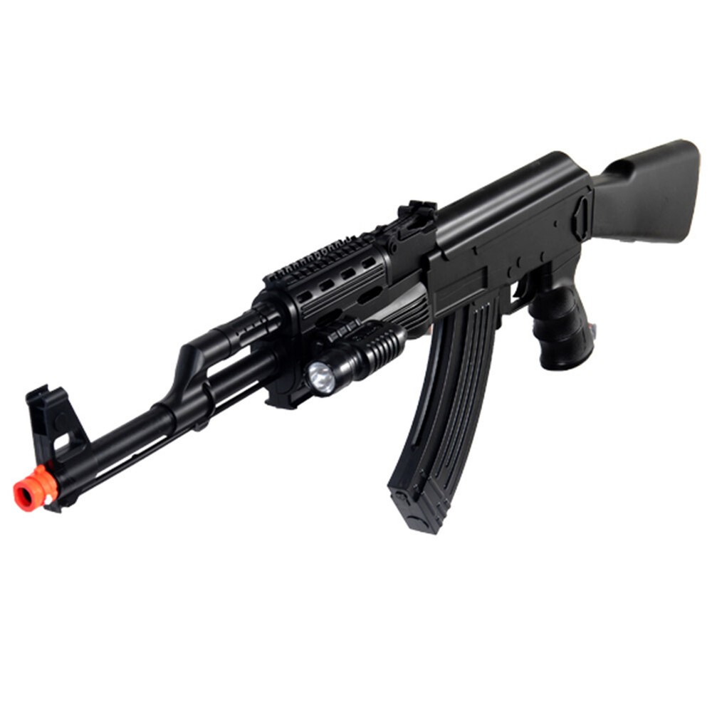 UKARMS P48 Spring Power Tactical Airsoft Rifle w/ Rail System & LED Flashlight