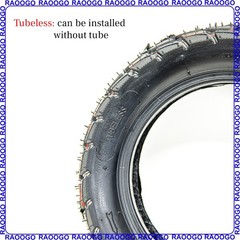 255×80 Tubeless Tire fit 80/65-6 & 10×3 Electric Scooter Tire
