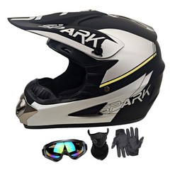 Sanqing Youth Dirt Bike Helmets Dot Approved- Teenagers Motocross Atv Off-Road