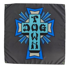 Dogtown CROSS LOGO Skateboard Banner 34″x 34″