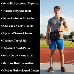 Durable Shot and Discus Carrier – Water-Resistant Sports Bag for Track & Field