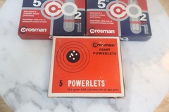 Nice Pair New x10 Crosman CO2 Pellet gun Rifle Powerlet Canisters Unused USA