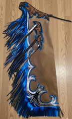 Rodeo Leather Bull Riding Chaps | Western Cowboy Rodeo Gear – Custom Design