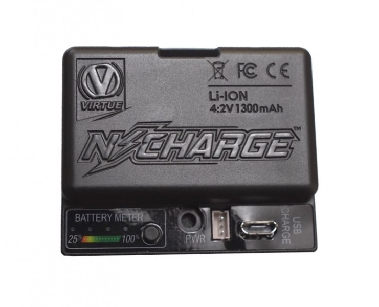 Virtue Paintball N-Charge Spire/Rotor Loader Hopper Rechargeable Battery Pack