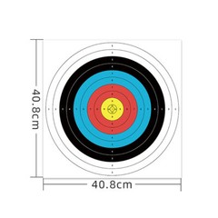 50 PCS 40cm Archery Paper Target Surface For Bow And Arrow Target Practice