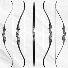 Black Hunter 60″ Takedown Recurve Bow – Bamboo Core for Archery & Hunting
