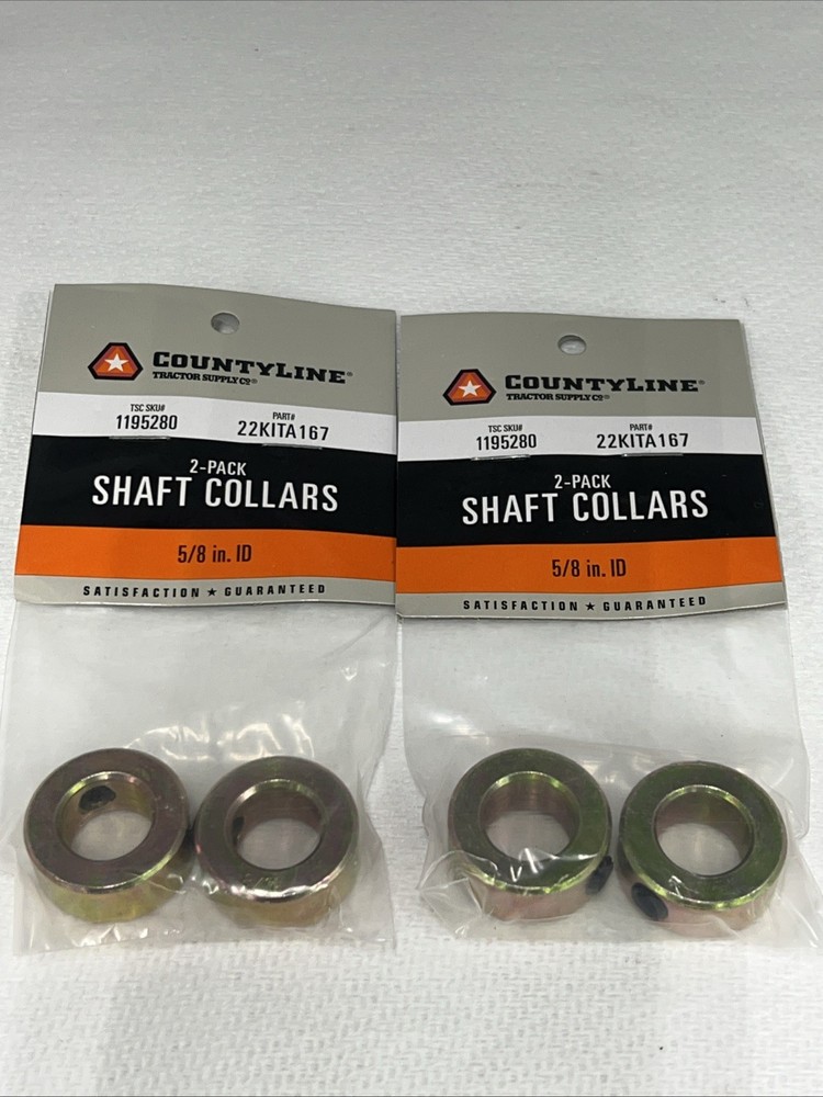 CountyLine 5/8 in. Set Collars for Tractors, 4-Pack Part# 22KITA167