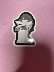 black and white waifu lewd stickers #11