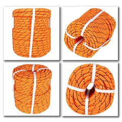 1/2″x200′ Double Braid Polyester Rope Arborist Bull Tree Rigging Work Utility