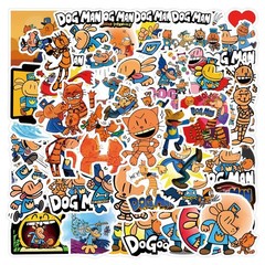 Mix 10/50 PCs Dog Man Cartoon Luggage Laptop Car Sticker -No Duplicate
