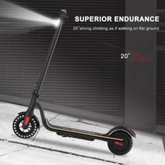 FOLDING ADULT ELECTRIC SCOOTER, LONG RANGE, 250W, UP TO 15MPH, 36V 5.2AH ^ 7.8AH