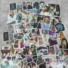 100pcs Taylor Swift Stickers Waterproof Vinyl Decals Laptop Guitar Phone
