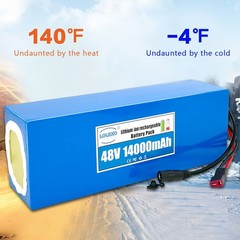 48V 14Ah Lithium Battery Pack Rechargeable Battery for 48V Electric Bicycle Syst