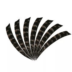5in Archery Arrow Feather Fletches Right Left Wings Natural Turkey Fletching DIy