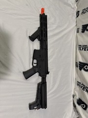 Krytac Full Metal Trident MK][-M CRB AEG With Red Dot And Accessories