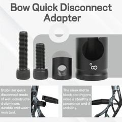 Archery Quick Disconnect 0/5/8/10° Adapter Mount Detach Balance Rod Stabilizer