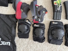 Elite Force CQC M4 Airsoft AEG 6MM Brown Huge Lot And More