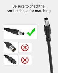 42V 2A Electric Skateboard Charger Compatible with Meepo V1 V2 V5 MINI2 ER