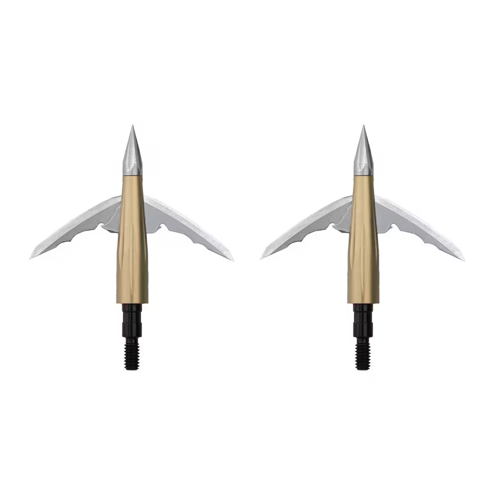 Beast Broadheads 2.0″ 100 Grain 2-Pack with Practice Tip (2PACK-100g-2.0in)