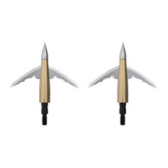 Beast Broadheads 2.0″ 100 Grain 2-Pack with Practice Tip (2PACK-100g-2.0in)