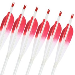 6X 32″ Pure Carbon Arrow Feather SP500 Archery Recurve CompoundBow Hunting .003″