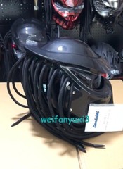Iron Blood Warrior Helmet Predator Mask Carbon Fibre Motorcycle Headgear Riding