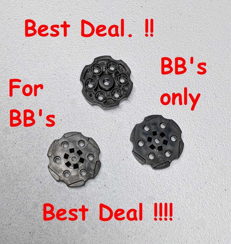 Crosman Vigilante BB Rotary Clips 6 rds., comes in a 3pk 357 CO2 For Only BB’s