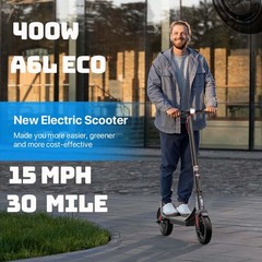 20KM Adult Electric Scooter 350W 10.2Ah Long Range Commute E-Scooter 220lb