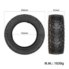 10 Inch Self-repairing 10×3 Off-road Tubeless Tire with Glue 80/65-6 ⭐E-Scooter⭐