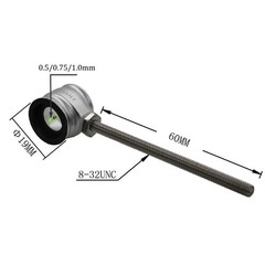 AMEYXGS Archery Recurve Bow Sight Scope Sight Pin with 0.5/0.75/1.0 Optical F…