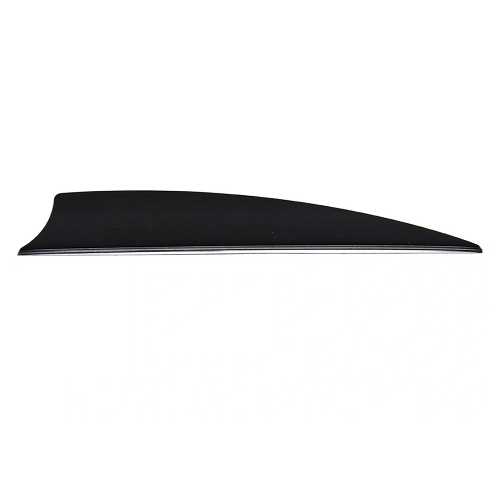 60pk Archery Arrow Vane 3″ 4″ Shield Cut Vanes Mix Two Solid Colors Your Choice