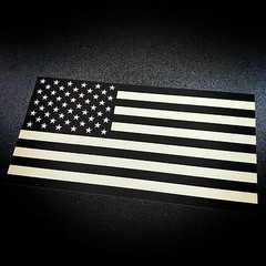 American Flag Tan – Sticker