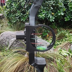 Compound Bow 3Pin Sight Adjustable .029″ Optical Fiber Archery Bow Shooting Hunt