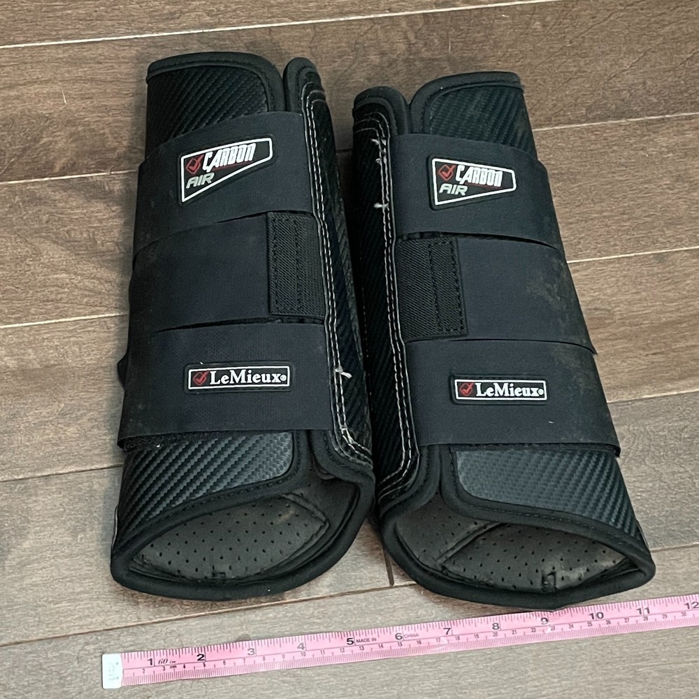 USED LeMieux Carbon Air Horse Boots size Large