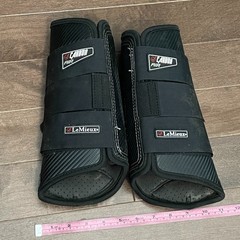 USED LeMieux Carbon Air Horse Boots size Large