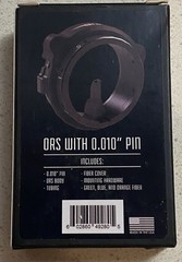 Shrewd Optum Ring System Black, 40mm/35mm, .010 Pin