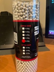 6mm Biodegradable Airsoft BBs 3800 & 2700 Count – Multiple Weights