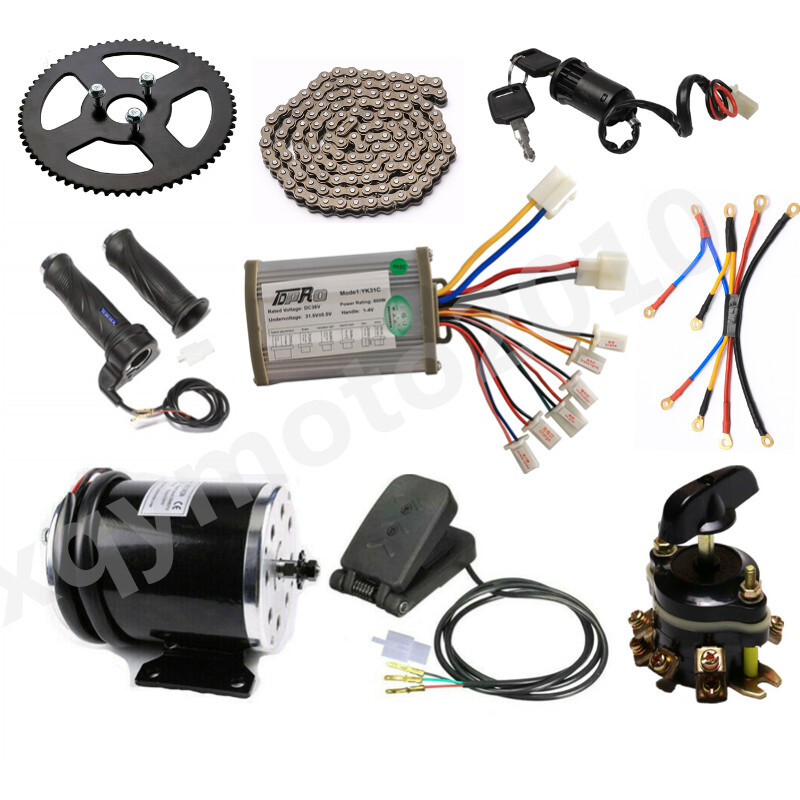 36V 800W Brush Motor kit Controller for Electric Motor Scooter ATV Go kart ebike