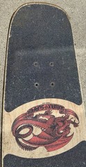 Powell Peralta Ripper Skateboard Deck Ripper Checkerboard Graphic Art