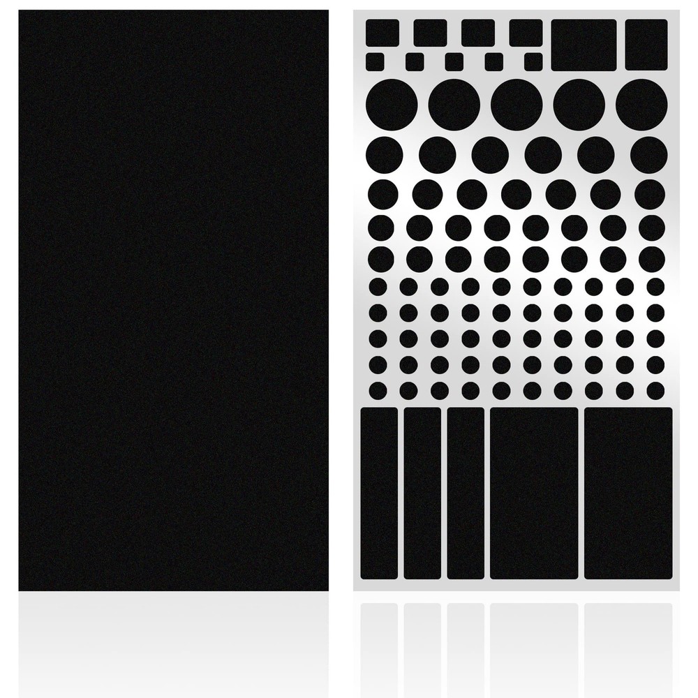 2 Sheets LED Light Blocking Stickers Light Dimming Filters LED Covers Blackout