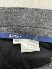 Ovation Riding Pants Ladies 26R Black Lda SoftFlex Classic Knee-Patch Breech