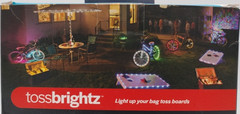Cornhole Bean Bag Toss 2 Boards LED Light Kit Red White Blue Weather Resistant