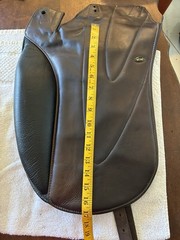 WOW SADDLE DRESSAGE FLAPS – custom color combo! Dark brown w/ black fixed block
