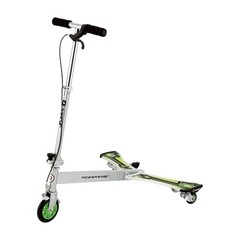 PowerWing Caster Scooter Silver/Green DLX Standard Packaging