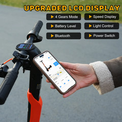 Adult Electric Scooter 800W Folding Commuter E-Scooter Long Range 21mph 10»Tire