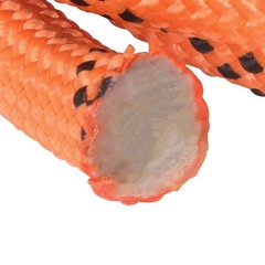 Orange Black 1/2 in ×220′ 48 Stranded Braided Rope Breaking Strength 5174 Pounds