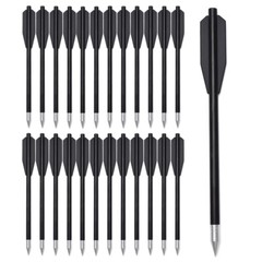 60pcs Crossbow Bolts 6.3″ Targeting Arrows Pistol Mini Crossbow 50-80lbs Black