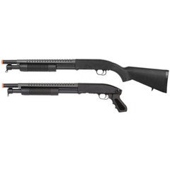 DOUBLE EAGLE M58 Spring Power Airsoft Shotgun w/ Imitation Metal Heat Shield