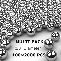 50 ~ 2000 qty 3/8″ Inch Steel Metal Shot Slingshot Ammo Balls